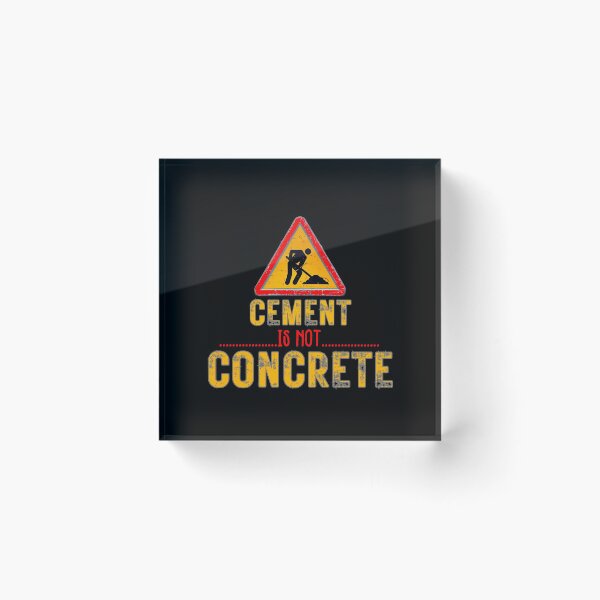 Item preview, El cemento no es un error gracioso concreto designed and sold by CBCreations73.