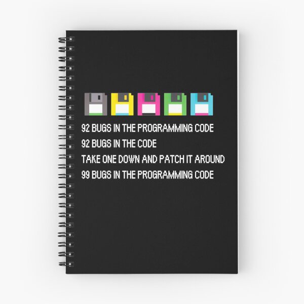 Item preview, Funny Tee 92 Bugs In The Programming Code For Coder Or Programmer designed and sold by TNMankdesign.