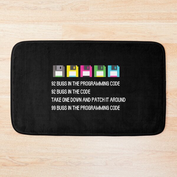 Item preview, Funny Tee 92 Bugs In The Programming Code For Coder Or Programmer designed and sold by TNMankdesign.