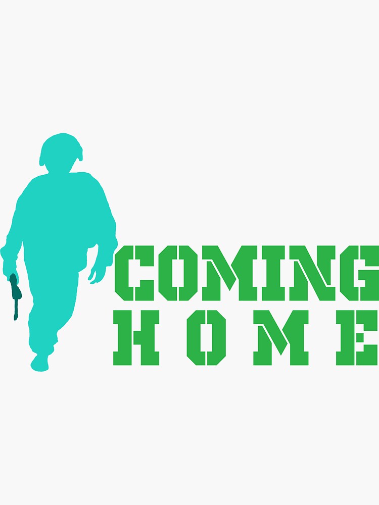 Thumbnail 3 of 3, Sticker, Coming Home designed and sold by VkScript.