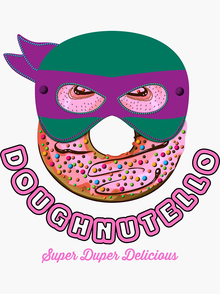 Thumbnail 3 of 3, Sticker, Dougnutello designed and sold by VkScript.