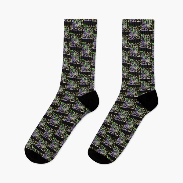 Item preview, Dan Flashes pattern cool tim robinson 17 yellow,green,white and purple   designed and sold by HeadyteesUSA.