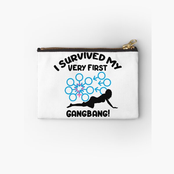 Item preview, I Survived My Very First Gangbang Swinger Lifestyle Design designed and sold by swingersshop.
