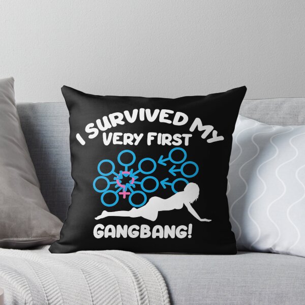 Item preview, I Survived My Very First Gangbang Swinger Lifestyle Design. For Darker Colors. designed and sold by swingersshop.