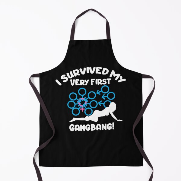 Item preview, I Survived My Very First Gangbang Swinger Lifestyle Design. For Darker Colors. designed and sold by swingersshop.