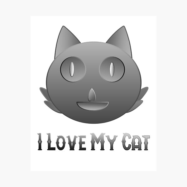 Artikelvorschau, Ich liebe meine Katze entworfen und verkauft von VkScript.