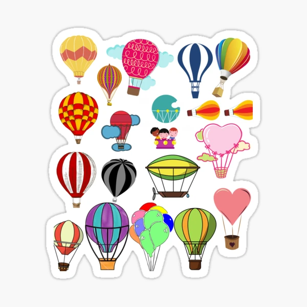 Sticker | Hot Air Balloon | Single Design