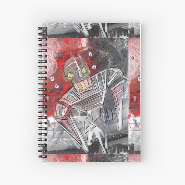 ROBOT ATTACK Spiral Notebook