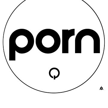 "porn" Sticker by e-gruppe | Redbubble