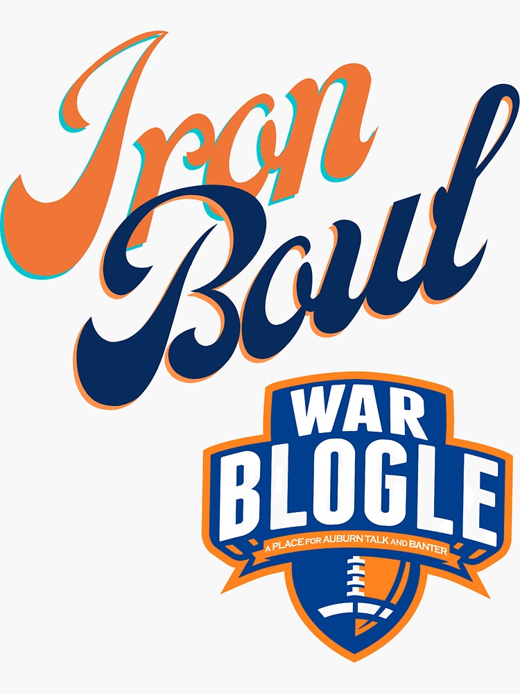 "Iron Bowl new" Sticker by Dopechill24 Redbubble