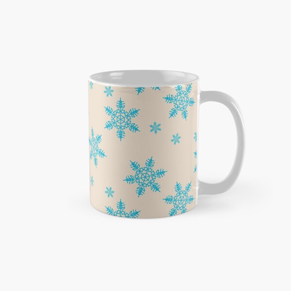 Item preview, blue snowflakes seamless pattern, winter background designed and sold by Nataliia Zhekova.