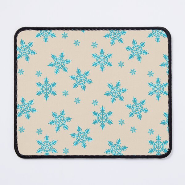 Item preview, blue snowflakes seamless pattern, winter background designed and sold by Nataliia Zhekova.