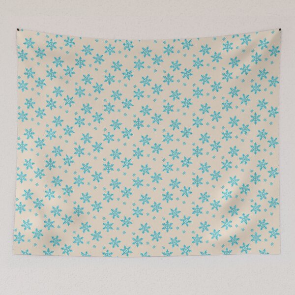 Item preview, blue snowflakes seamless pattern, winter background designed and sold by Nataliia Zhekova.