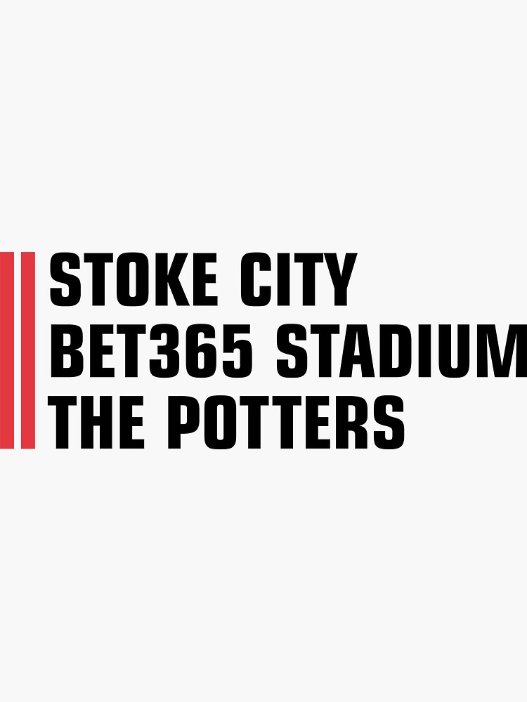 Stoke City Sticker By Superkev45 Redbubble