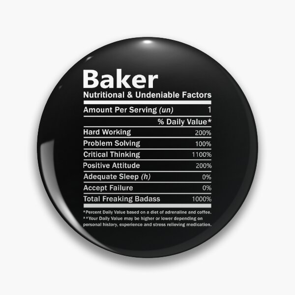 Item preview, Baker T Shirt - Nutritional and Undeniable Factors Gift Item Tee designed and sold by oslandefren.