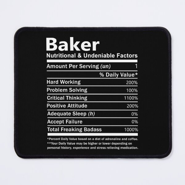 Item preview, Baker T Shirt - Nutritional and Undeniable Factors Gift Item Tee designed and sold by oslandefren.