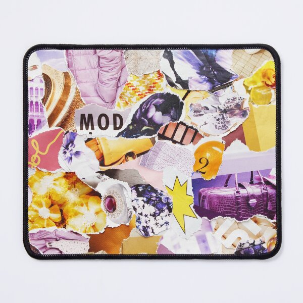 Item preview, mood board collage sheet in color lilac-yellow designed and sold by Nataliia Zhekova.