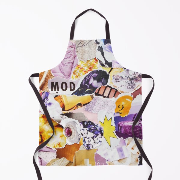 Item preview, mood board collage sheet in color lilac-yellow designed and sold by Nataliia Zhekova.