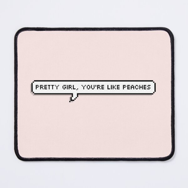 Item preview, KAI Peaches Pixel Speech Bubble Lyrics designed and sold by Jewelsm13.