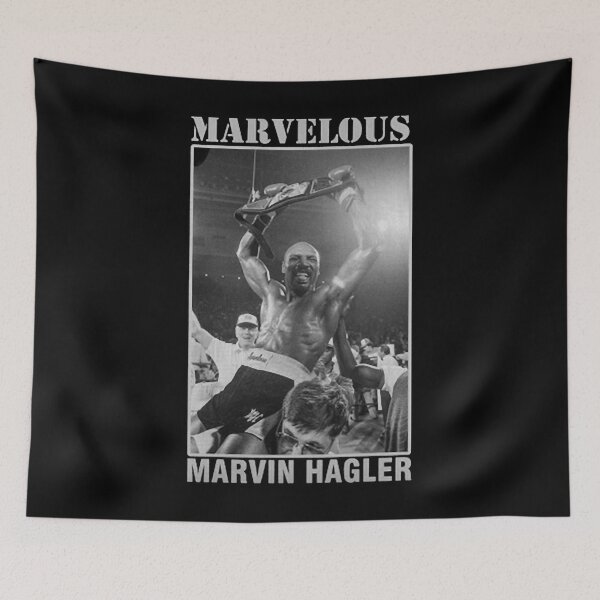 Item preview, Retro Vintage Marvin Hagler - Marvelous Retro Wave designed and sold by Missrosettadeck.