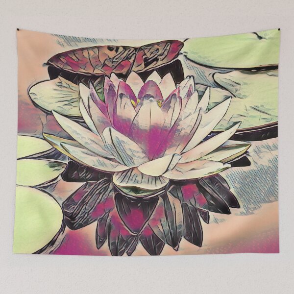 Item preview, Oriental Pink Lotus Flower designed and sold by Heathermarie321.
