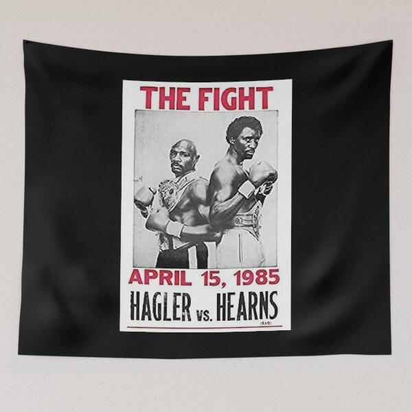 Item preview, Vintage Photograp Marvin Hagler Vs Tommy Hearns Graphic For Fan designed and sold by Missrosettadeck.