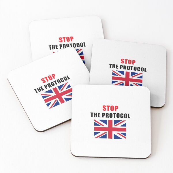 Item preview, Stop The Protocol, Government lawyers reject claim NI protocol has ‘shattered’ union designed and sold by SarahMohanad.