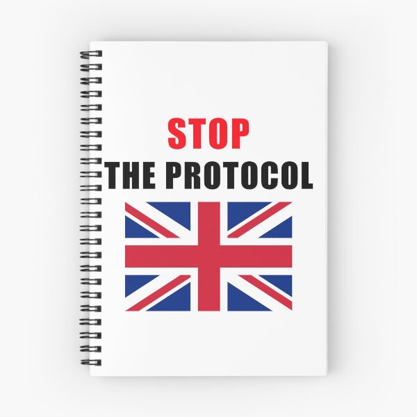 Item preview, Stop The Protocol, Government lawyers reject claim NI protocol has ‘shattered’ union designed and sold by SarahMohanad.