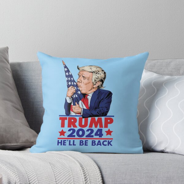 Item preview, Trump 2024 He'll Be Back - Funny designed and sold by Andantino.