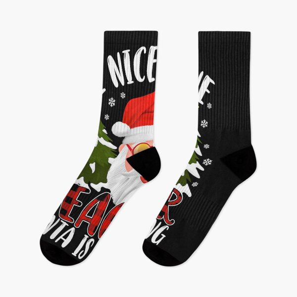 Item preview, Be Nice To The Teacher Santa Is Watching Teacher Christmas designed and sold by Vignette2323.