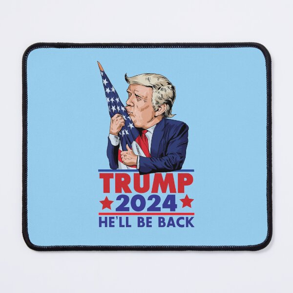 Item preview, Trump 2024 He'll Be Back - Funny designed and sold by Andantino.