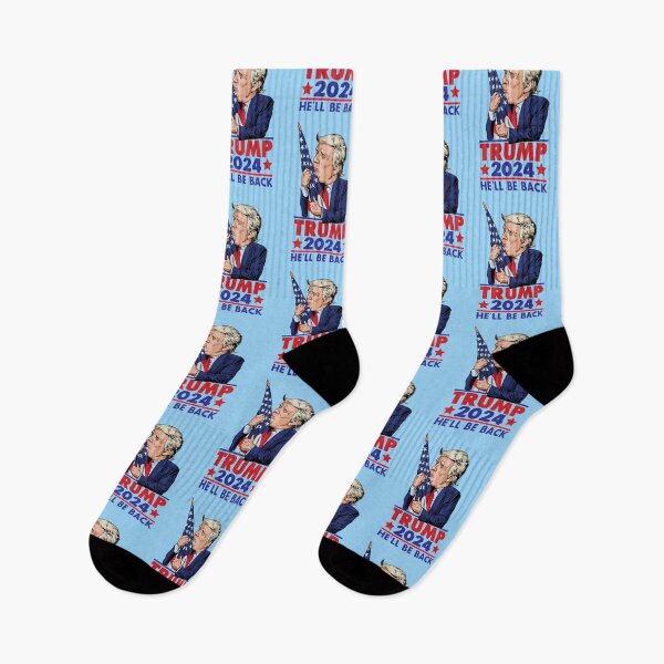 Item preview, Trump 2024 He'll Be Back - Funny designed and sold by Andantino.