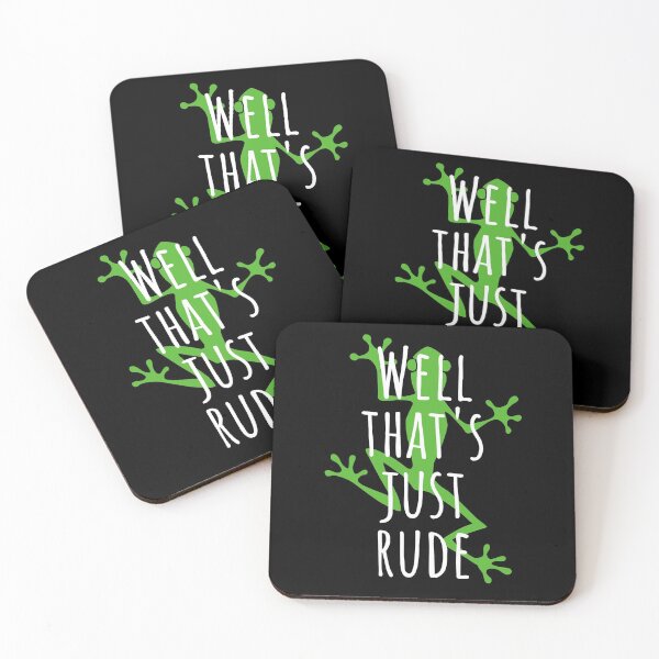 Item preview, Well, that's just rude (DARK COLOURS) designed and sold by Scribblehound.