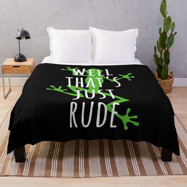 Item preview, Well, that's just rude (DARK COLOURS) designed and sold by Scribblehound.