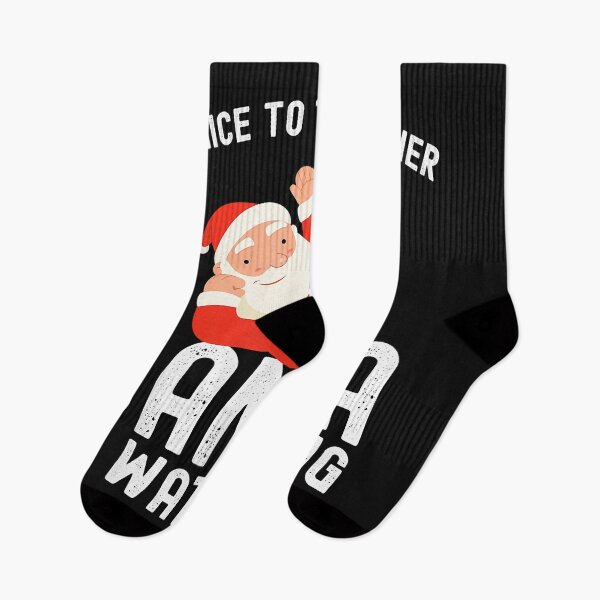 Item preview, Be Nice To The Teacher Santa Is Watching, Christmas Teacher designed and sold by Vignette2323.