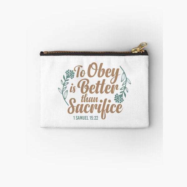 Item preview, To Obey is Better Than Sacrifice  - 1 Samuel 15:22 designed and sold by Andantino.