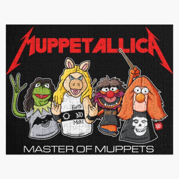 Vista previa del artículo con la obra «Muppetallica», diseñado y vendido por MattConnolly.