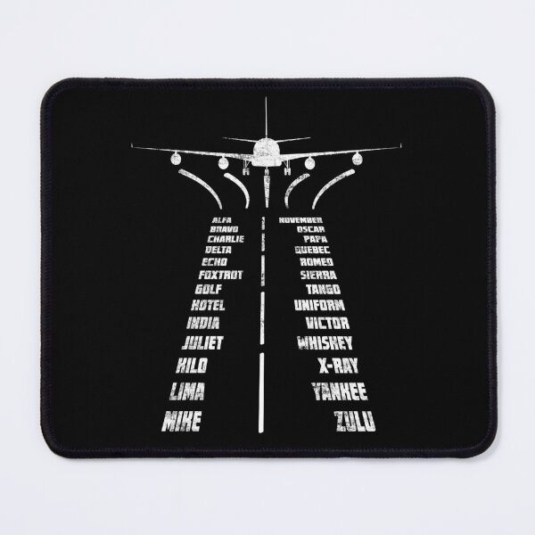 Item preview, Pilot Lingo Phonetic Alphabet Aviator Aviation Airplane Distressed designed and sold by niftee.