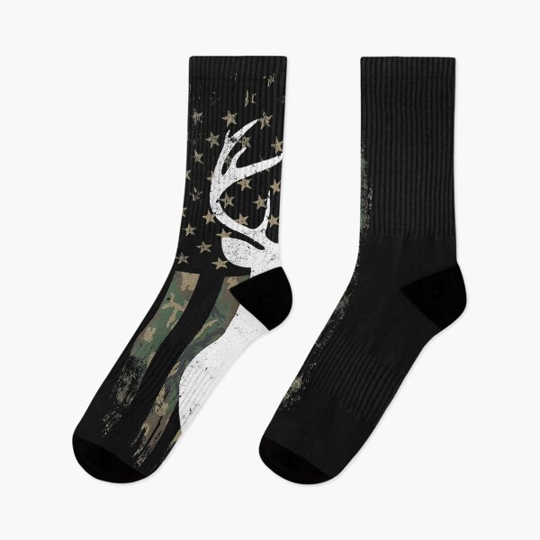 Item preview, Buck Deer Hunting Camouflage Flag Funny Hunter designed and sold by Vignette2323.