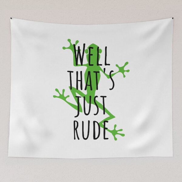 Item preview, Copy of Well, that's just rude (LIGHT COLOURS) designed and sold by Scribblehound.