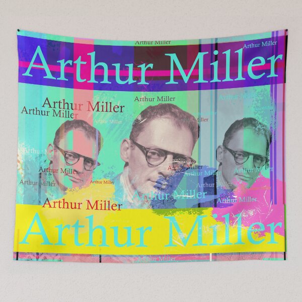Item preview, Arthur Miller, aesthetic portrait, American writer designed and sold by Mauswohn.