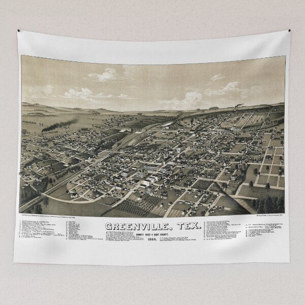 Item preview, Greenville - Texas - 1886 designed and sold by paulrommer.