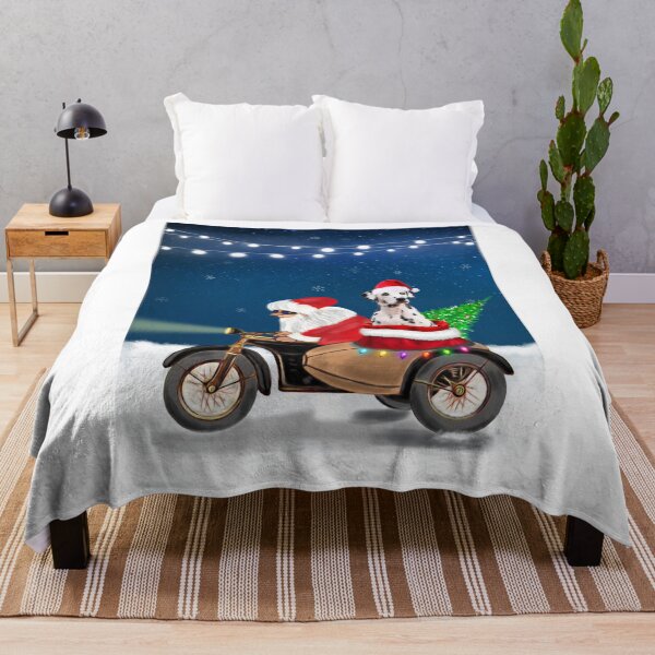 Item preview, Santa Claus Delivering dalmatian Christmas gift designed and sold by aashiarsh.