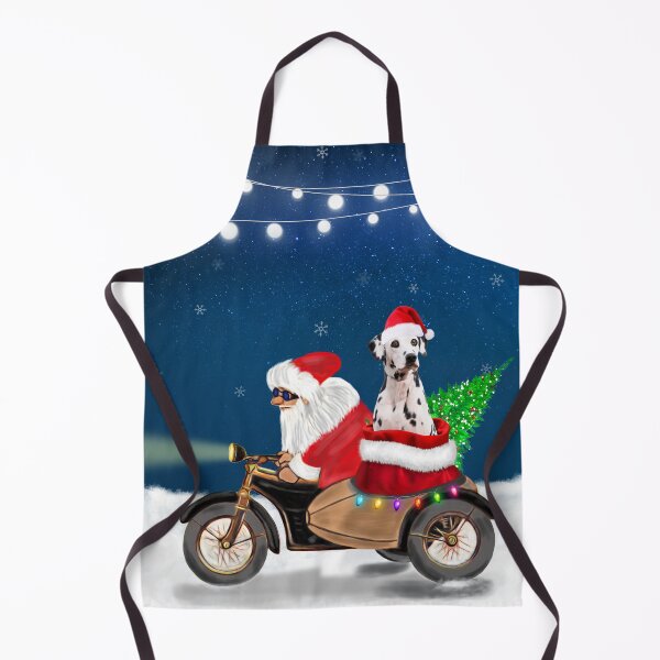 Item preview, Santa Claus Delivering dalmatian Christmas gift designed and sold by aashiarsh.