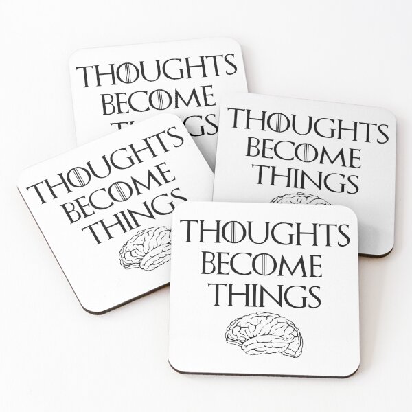 Item preview, Thoughts Become Things  designed and sold by StoicQuotes.