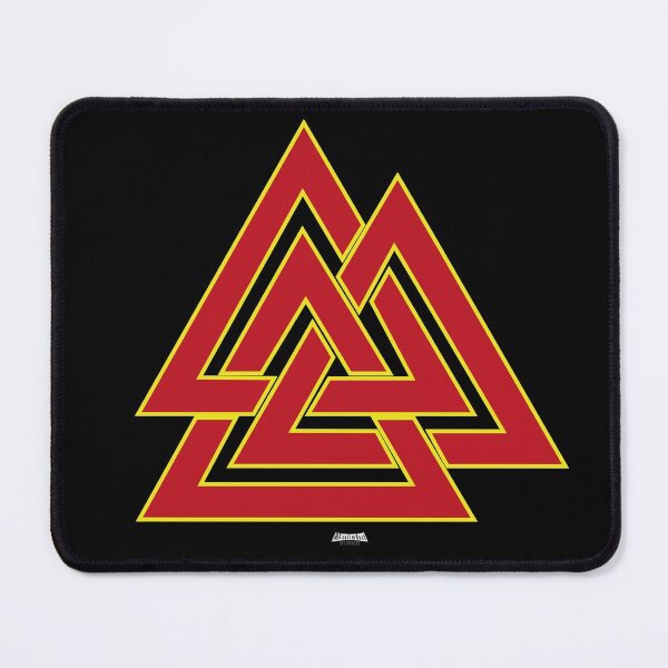 Item preview, Valknut red and yellow on black designed and sold by Exilant.