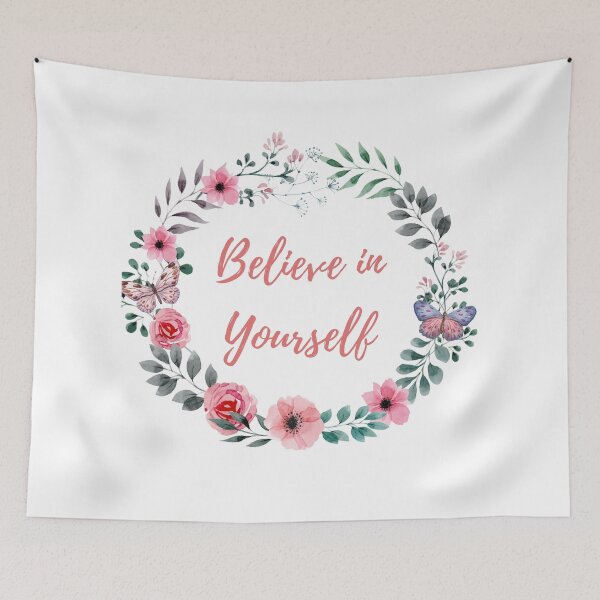 Item preview, Believe in Yourself with Roses designed and sold by Lovely-shop116.