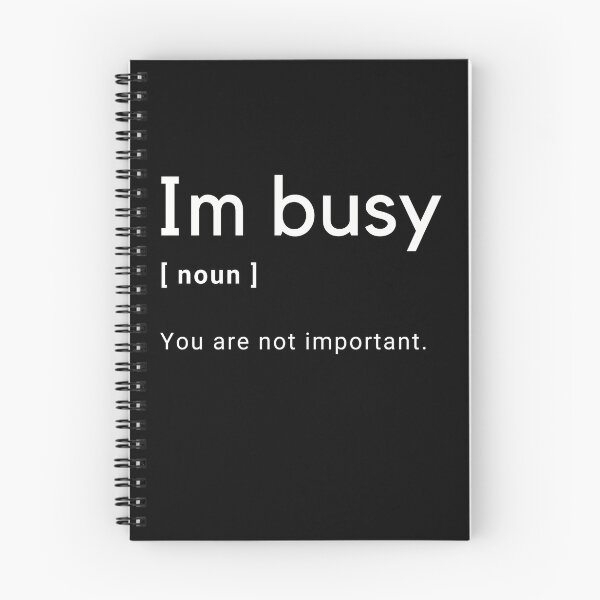 Item preview, Im Busy definition designed and sold by Amine-Creation.