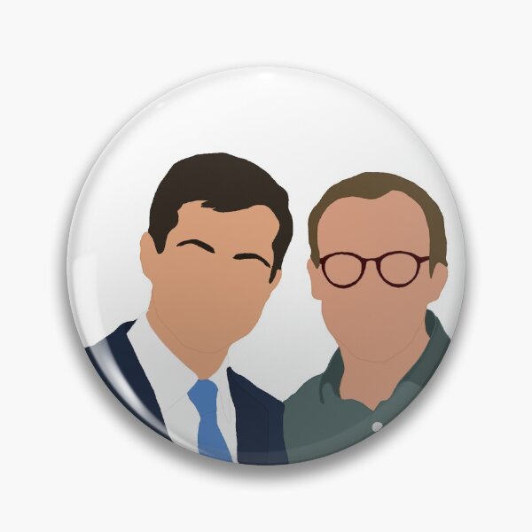 Item preview, Pete Buttigieg and Chasten Glezman Buttigieg Drawing designed and sold by GrellenDraws.