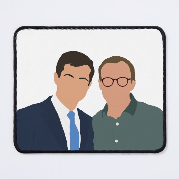 Item preview, Pete Buttigieg and Chasten Glezman Buttigieg Drawing designed and sold by GrellenDraws.